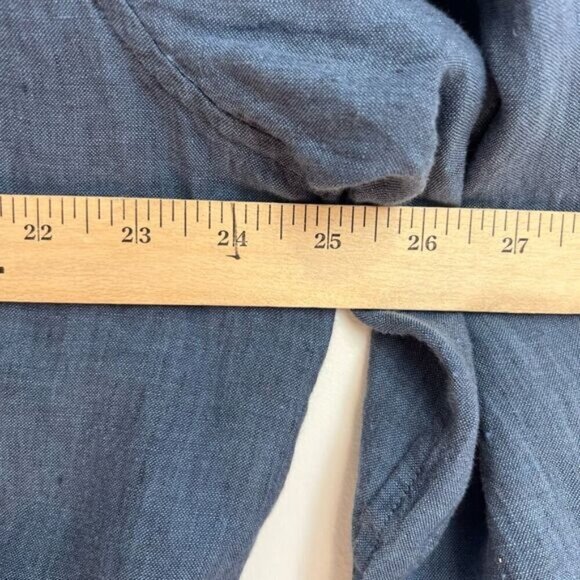 Michael Kors Men’s XXL 2XL Slim Fit Blue Casual Long Sleeve Button Down Shirt - Picture 8 of 9